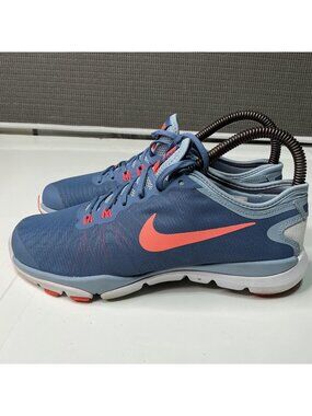 Nike Flex Supreme TR4 Women's Training Shoes Blue/Coral US 7.5 Lightweight